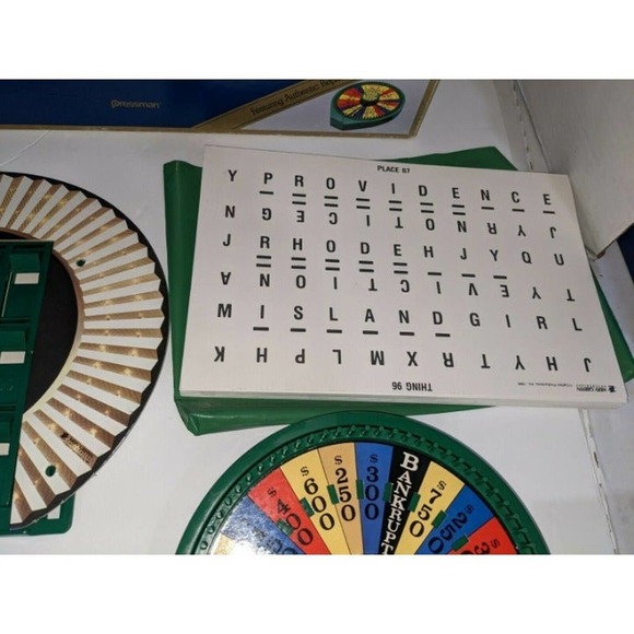 1986 Deluxe Wheel of Fortune Game 2nd Edition Pressman Never Used Mint - Picture 5 of 10